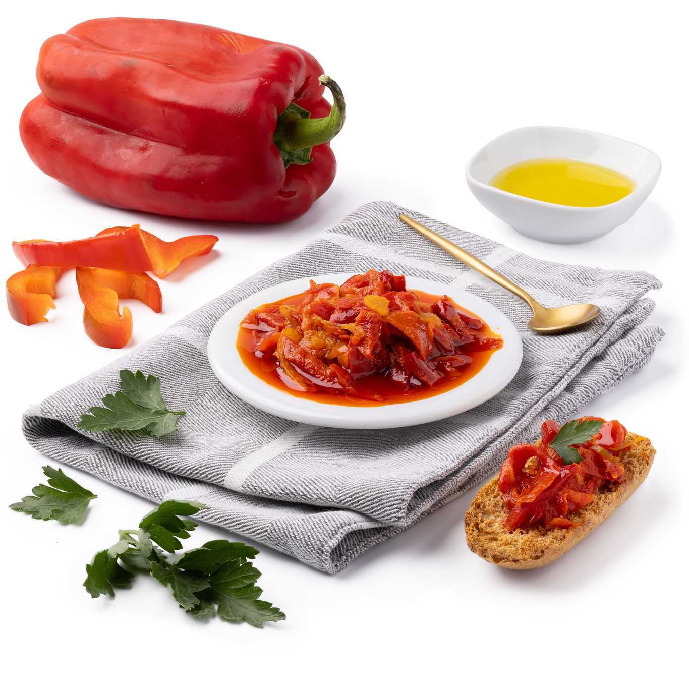 Peperonata dolce in olio Evo